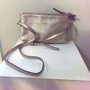 Kate Space double zipper clutch/ crossbody bag